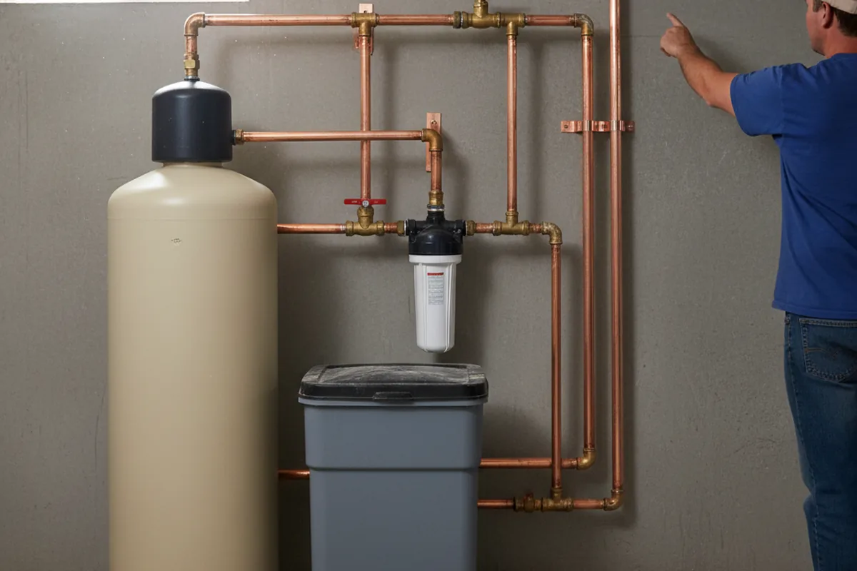 Whole-house water treatment system installed in Valley View